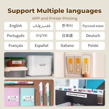 Phomemo Q30 Label Printer Mini Printer, Mini Thermal Label Maker, Wireless Sticker Printer, Pocket Portable Printer, Bluetooth Mini Label Printer 4