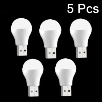 5pcs USB LED Reading Lamp, Mini Book Light, Camping Night Lights, LED Portable car Bulb, Indoor, USB Powered Outdoor, Reading, Sleep night lamp